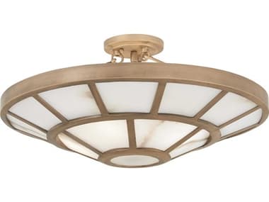 Metropolitan Istria 22" 4-Light Ashen Gold Semi Flush Mount METN1884788