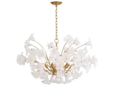 Metropolitan Bloome 8-Light Legacy Brass Chandelier METN2228732