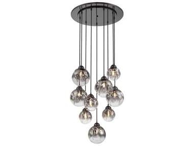 Metropolitan Neveh 9-Light Gun Metal Gunmetal Globe Pendant METN5369605