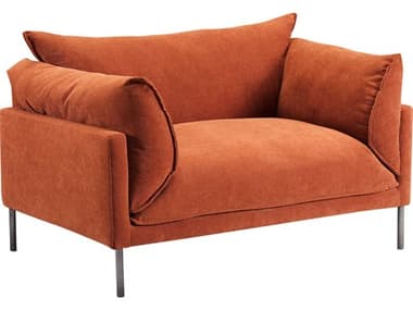 Moe's Home Jamara 50" Orange Fabric Accent Chair MEUB101806