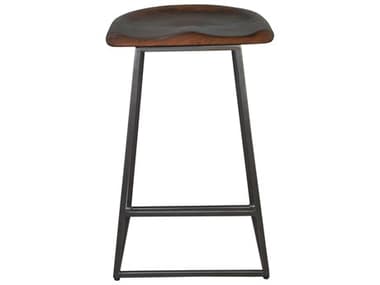 Moe's Home Jackman Acacia Wood Dark Brown Counter Stool - Set of Two MEUH101020