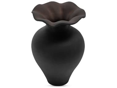 Moe's Home Ruffle Black Vase Accessories MEUO101802