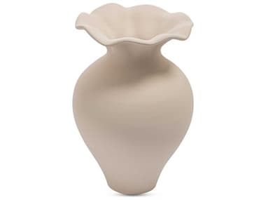 Moe's Home Ruffle Ecru Decorative Vase MEUO101834