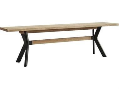 Moe's Home Nevada Natural / Black Accent Bench MEUR100703