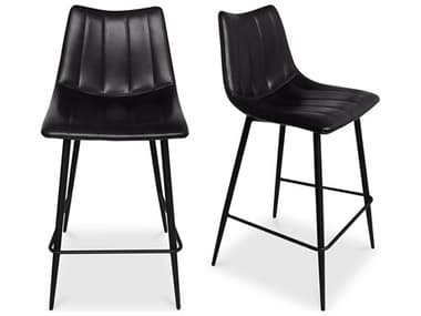 Moe's Home Alibi Ply Wood Black Counter Stool - Set of Two MEUU100202