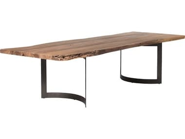 Moe's Home Bent Small Dining Table Brown MEVE1001030