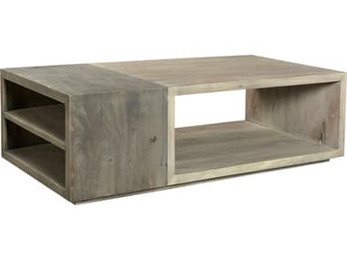 Moe's Home Timtam Rectangular Wood Light Grey Coffee Table MEVE105929