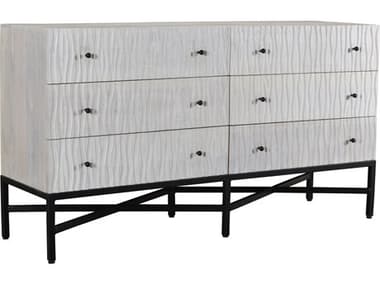 Moe's Home Faceout 6-Drawers Mango Wood Double Dresser MEVE108018