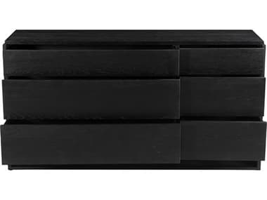 Moe's Home Quinton 6-Drawers Mango Wood Double Dresser MEVE110202