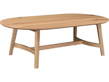 Moe's Home Trie Oval Wood Natural Coffee Table MEVE1119240