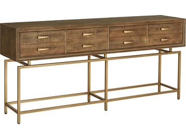 Moe's Home Aristocrat Rectangular Wood Natural Console Table MEVL102724