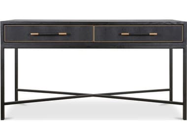 Moe's Home Mako  Black Rectangular Wood Console Table MEVL104902