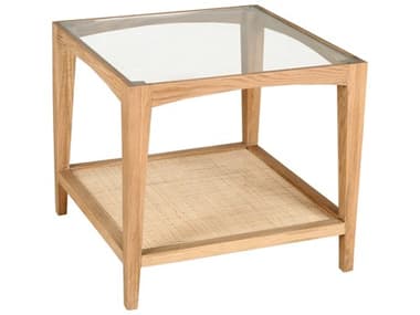 Moe's Home Square Glass Natural End Table MEVL105724