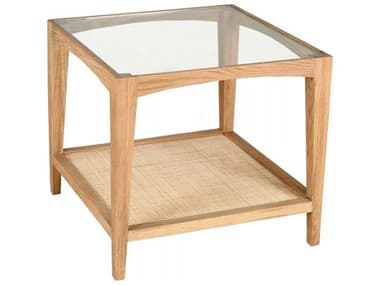 Moe's Home 22&quot; Square Glass Natural End Table MEVL105724