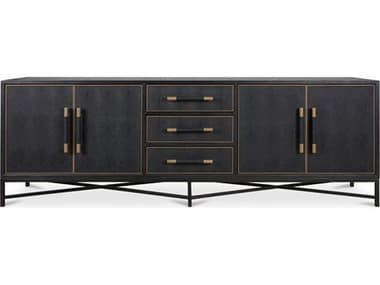 Moe's Home Mako 100" Black Wood Large Sideboard MEVL106102