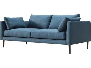 Moe's Home Raval Dark Blue Upholstered Sofa MEWB100419