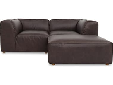 Moe's Home Form Brown Upholstered Sectional Sofa MEXQ100620