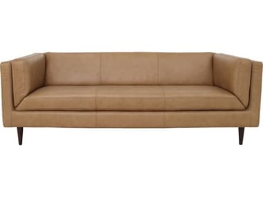 Moe's Home Woods Brown Leather Sofa MEXQ102540