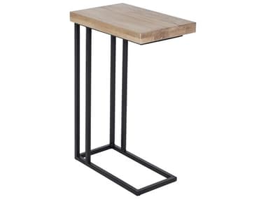 Moe's Home Mila Rectangular Wood White Black End Table MEYC100524