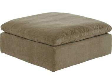 Moe's Home Clay 44" Desert Sage Green Fabric Upholstered Ottoman MEYJ100216
