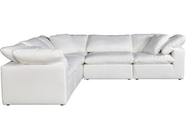 Moe's Home Terra White Upholstered Sectional Sofa MEYJ101705