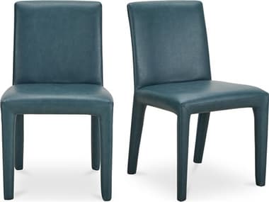 Moe's Home Monte 19.0"W Dining Chair Teal Vegan Leather - Set Of Two MEYM100736