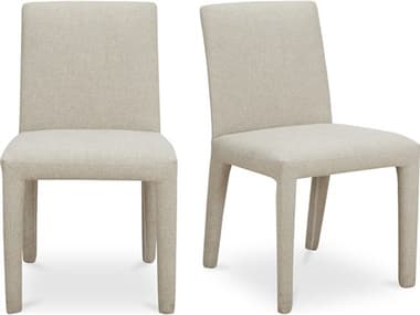 Moe's Home Monte Dining Chair Beige Set of 2 - Set of Two MEYM100834