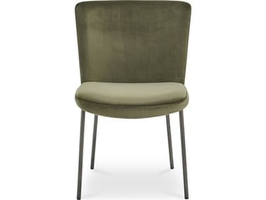 Moe's Home Early Faux Green Mohair Dining Chair MEYM101227