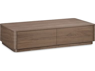 Moe's Home Round Off Rectangular Wood Brown Coffee Table MEYR100703