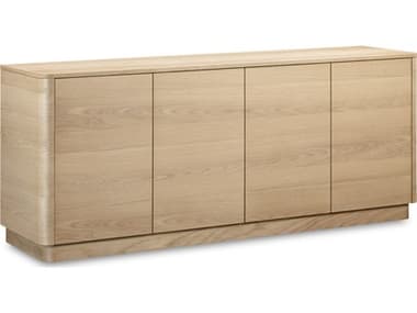 Moe's Home Round Off 72" Oak Wood Natural Sideboard MEYR100824