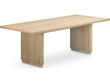 Moe's Home Round Off Rectangular Wood Natural Dining Table MEYR1009240