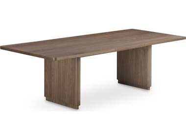 Moe's Home Round Off 104" Rectangular Wood Brown Dining Table MEYR1011030