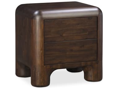 Moe's Home Rowan 2-Drawers Acacia Wood Nightstand MEYR101620