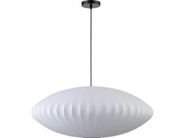 Moe's Home Lys 1-Light White Pendant MEZA101218