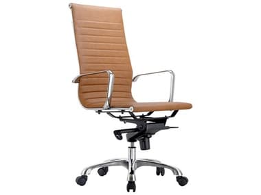 Moe's Home Brown Adjustable Swivel Computer Office Chair MEZM100140