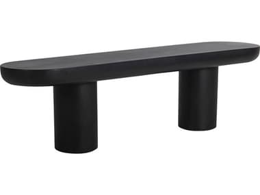 Moe's Home Rocca Bench Black MEZT1037020