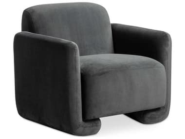 Moe's Home Fallon 34" Gray Fabric Accent Chair MEZT103907