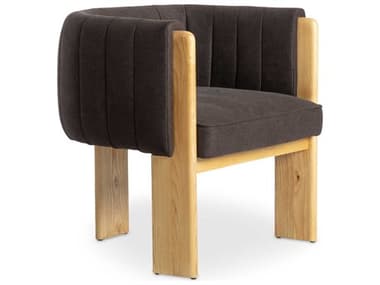 Moe's Home Sofi 27" Brown Fabric Accent Chair MEZT104120