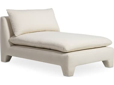 Moe's Home Estelle 41.25"W Chaise Cream MEZT104405