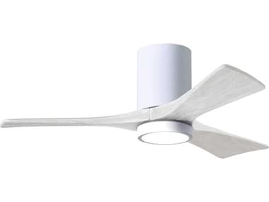Matthews Fan Company Irene White 42'' Wide Indoor / Outdoor Ceiling Fan with Matte White Blades MFCIR3HLKWHMWH42