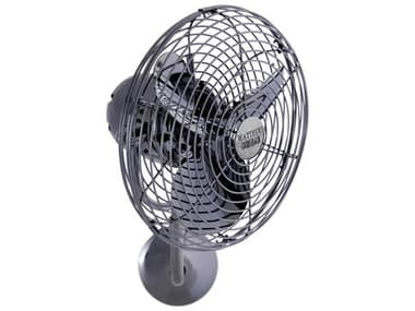 Matthews Fan Company Michelle Parede Black Nickel 13'' Wide Wall Fan MFCMPBKNMTL