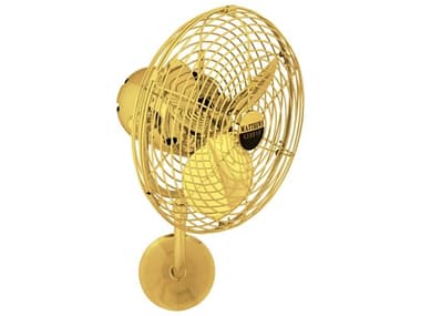 Matthews Fan Company Michelle Parede Ouro 13'' Wide Wall Fan MFCMPGOLDMTL