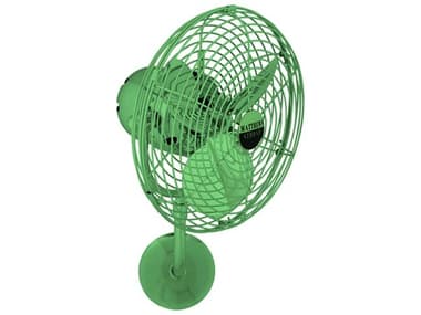 Matthews Fan Company Michelle Parede Esmerelda 13'' Wide Wall Fan MFCMPGREENMTL