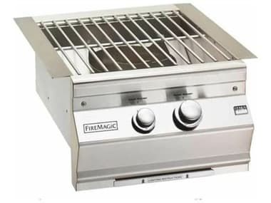 Fire Magic Classic Built-In Gas Power Burner with Stainless Steel Grid MG19KB10