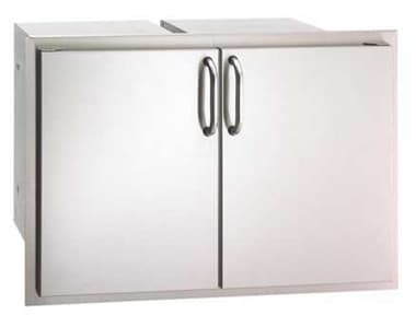 Fire Magic Select Stainless Steel Double Door Access with Dual Drawer & Trash Tray MG33930S12