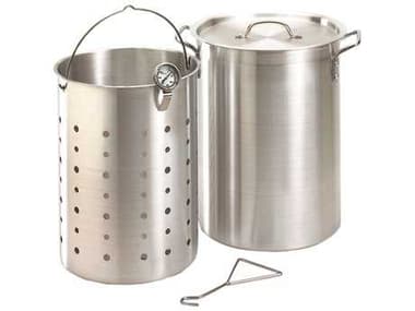 Fire Magic 26 Quart Aluminum Turkey Fryer Pot With Basket And Thermometer MG3570