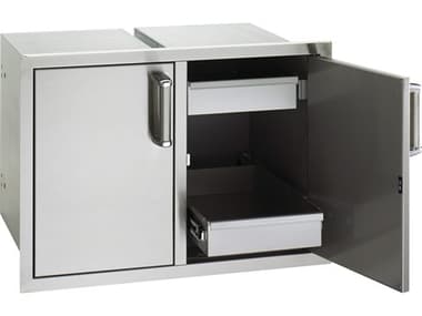 Fire Magic Flush Double Doors with Dual 2 Drawers MG53930SC22