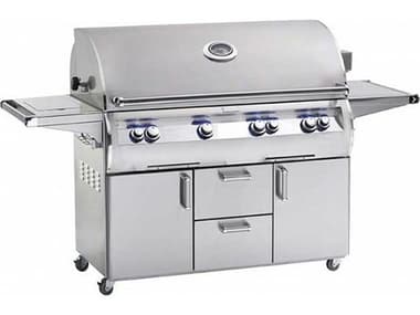 Fire Magic Echelon Diamond Portable Grill Analog Thermometer with Flush Mounted Single Side Burner MGE1060S8EA62