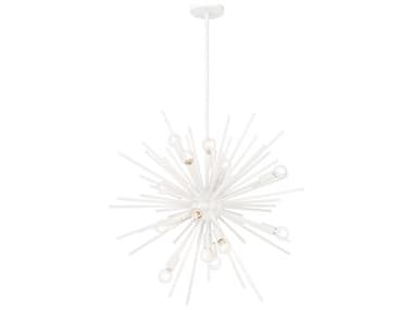 Minka Lavery Bessel 15-Light Sand White Sputnik Pendant MGO1112655