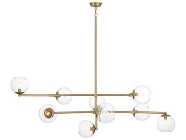 Minka Lavery Millikan 9-Light Signature Brass Globe Tiered Island Pendant MGO1895894